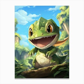 Lizard Pokemon Canvas Print