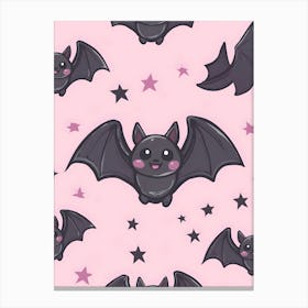 Bats Wallpaper Canvas Print