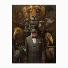 Kings Of The Jungle 1 Canvas Print