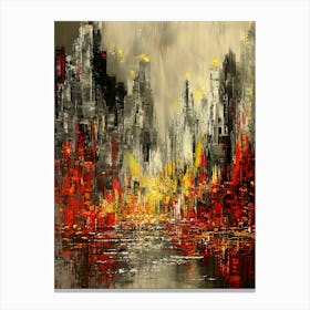 Abstract Cityscape 15 Canvas Print