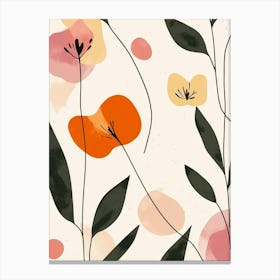 Abstract Floral Painting 30 Canvas Print