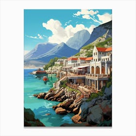 Hermanus Cartoon 2 Canvas Print