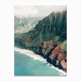 Na Pali Coast Of Kauai In Hawaii Canvas Print