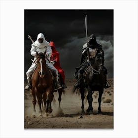 Knights Of The Desert Canvas Print