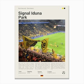 Borussia Dortmund - Signal Iduna Park 2 Canvas Print