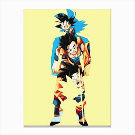 Anime Negative Space ― Like Father Like Son Canvas Print