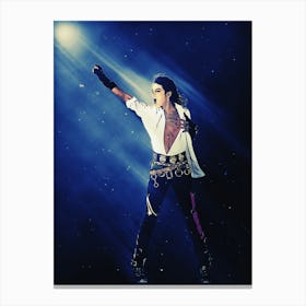 Superstars Michael Jackson King Of Pop Canvas Print