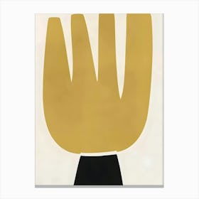 Gold Hand Canvas Print