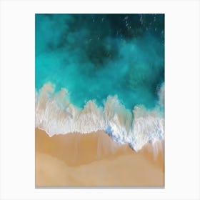 Aerial View Of A Beach 61 Canvas Print