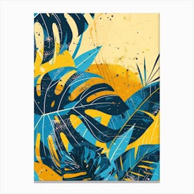 Tropical Leaves 63 Canvas Print