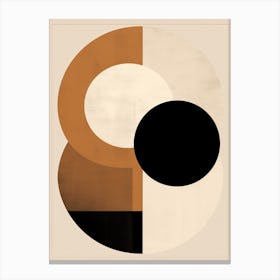 Essen, Geometric Bauhaus Canvas Print
