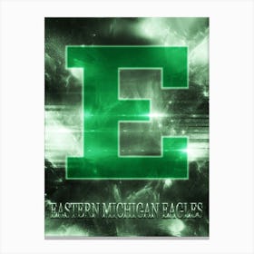 Eastern Michigan Eagles Canvas Print