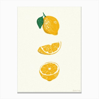 Lemons Canvas Print