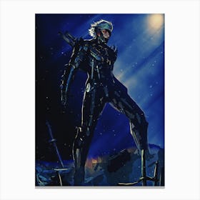 Light Of Heroes ― Raiden Metal Gear Rising Canvas Print