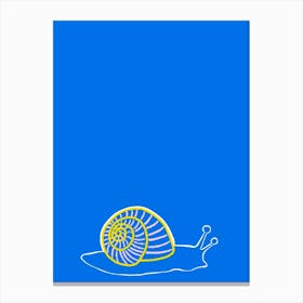 Slow snail Canvas Print