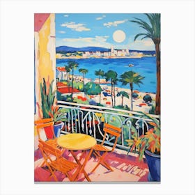 Cannes France 1 Fauvist Painting Canvas Print