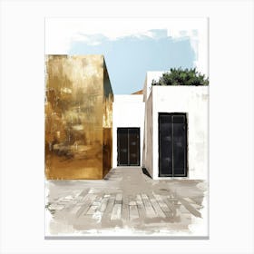 Gold Doors Canvas Print