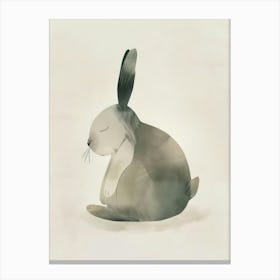 Charming Nursery Kids Animals Bunny 4 Canvas Print