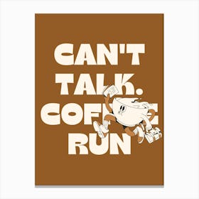 Coffee Run Canvas Print