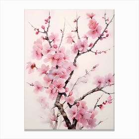 Cherry Blossom Painting 10 Canvas Print