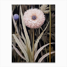 Flower Illustration Cornflower 4 Canvas Print