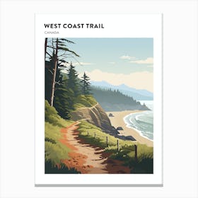 West Coast Trail Canada 2 Hiking Trail Landscape Poster Canvas Print