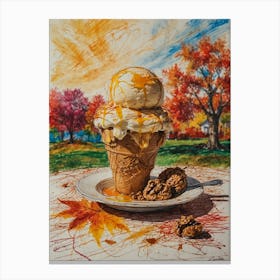 Ice Cream Sundae 17 Canvas Print