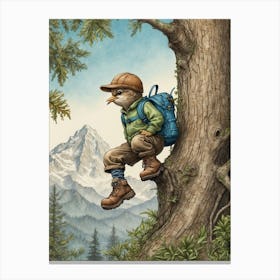 Bird In A Tree Canvas Print