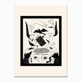 Witchs Familiars Canvas Print