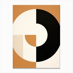 Beige Bauhaus Reverie Canvas Print