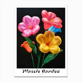 Bright Inflatable Flowers Poster Moonflower 1 Canvas Print