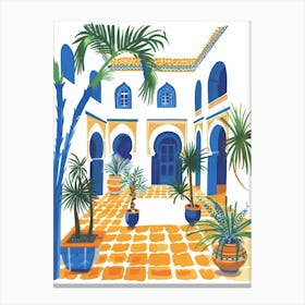 Moroccan Courtyard 3 Canvas Print