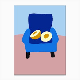 Blue Chair Canvas Print