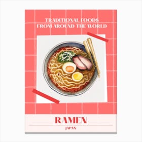 Ramen Japan 1 Foods Of The World Canvas Print