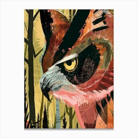 Owl In The Woods 1 Canvas Print