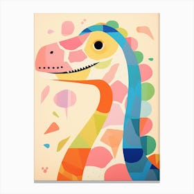 Colourful Dinosaur Plateosaurus 2 Canvas Print