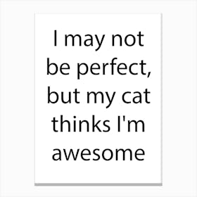 Funny Quote 9 Canvas Print