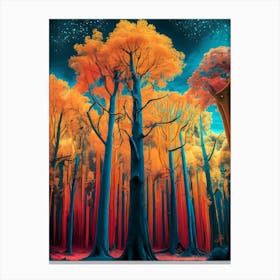 Iridescent Forest Canvas Print