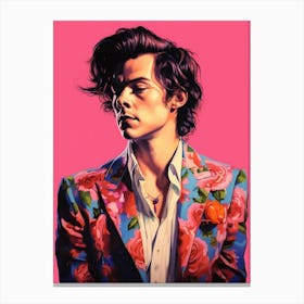 Harry Styles Illustration  10 Canvas Print