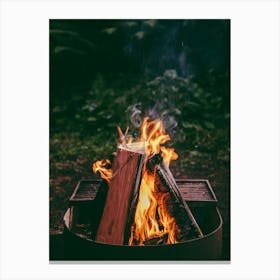 Campfire Canvas Print