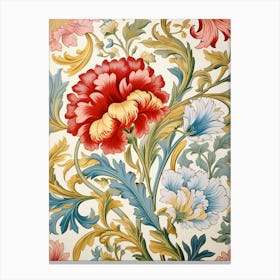 Floral Wallpaper 25 Canvas Print