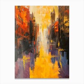 Sunset Cityscape 1 Canvas Print