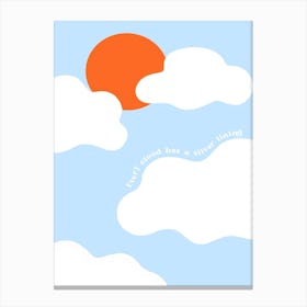 Every Cloud Has A Silver Lining Canvas Print