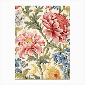 Floral Wallpaper 82 Canvas Print