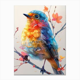 Colorful Bird 4 Canvas Print