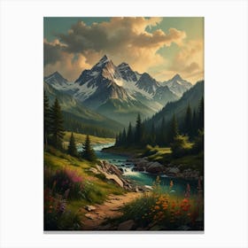 Mountain Landscape 12 Canvas Print