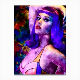 Katy Perry art painting Canvas Print