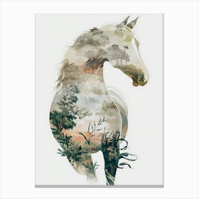 Horse In The Woods 1 Canvas Print