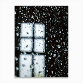 Rain Window 4 Canvas Print