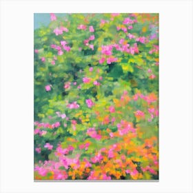 Flowering Maple 2 Impressionist Painting Plant Canvas Print